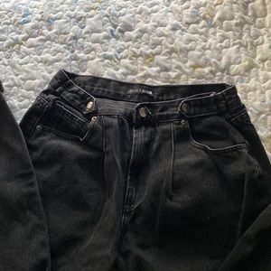 Fashionnova Wide leg black jeans “Pleats to meet you”